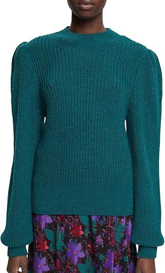 Джемпер однотонный женский / Зеленый / 46