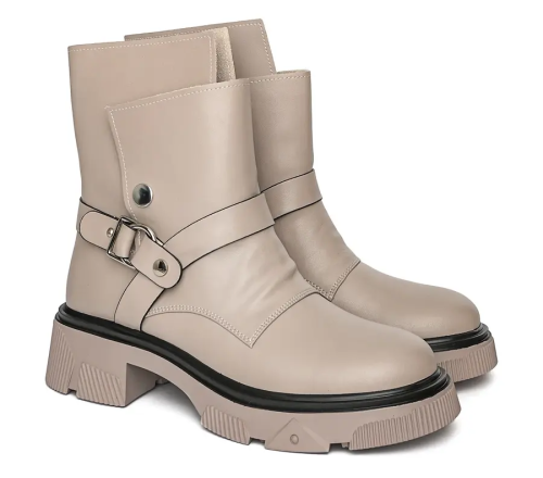 Фото Ботинки кожаные женские