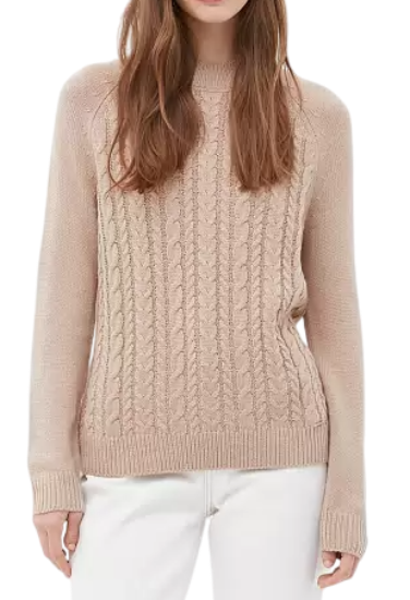 Джемпер прямого кроя женский / Бежевый / 50