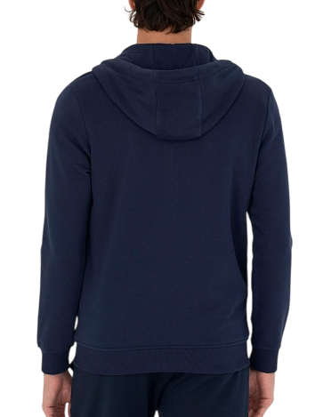 Толстовка на молнии мужская / Тёмно-синий / 44