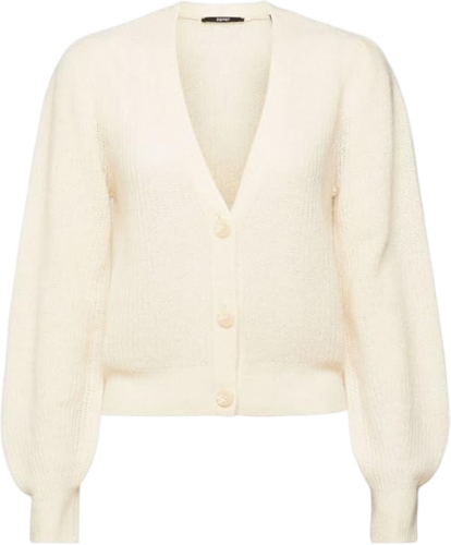 Фото Кардиган прямого кроя женский