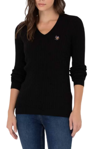 Фото Пуловер однотонный женский