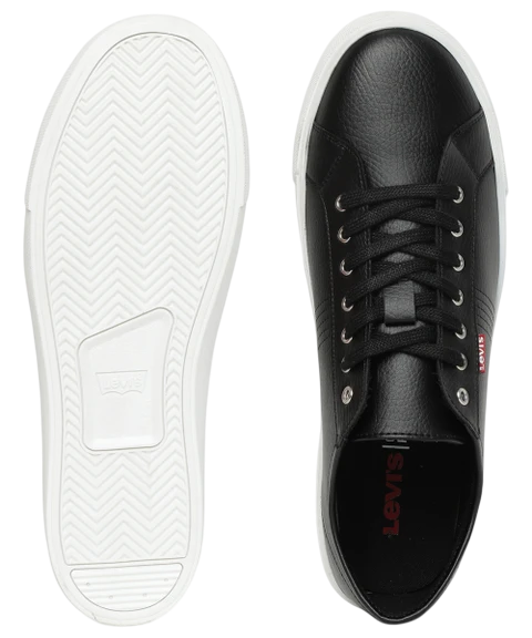 Кроссовки мужские / Черно-белый / 39