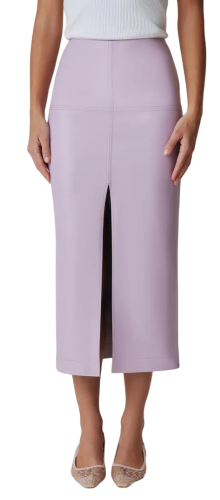 Фото Юбка-карандаш из эко кожи женская