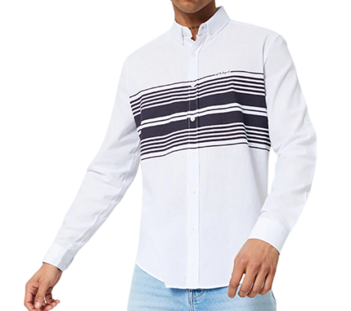 Фото Рубашка прямого кроя мужская