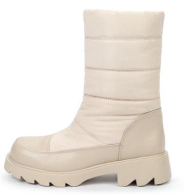 Полусапоги-дутики женские / Бежевый / 36