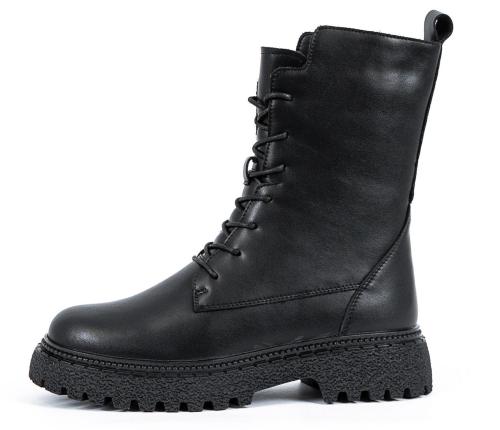 Фото Ботинки кожаные женские