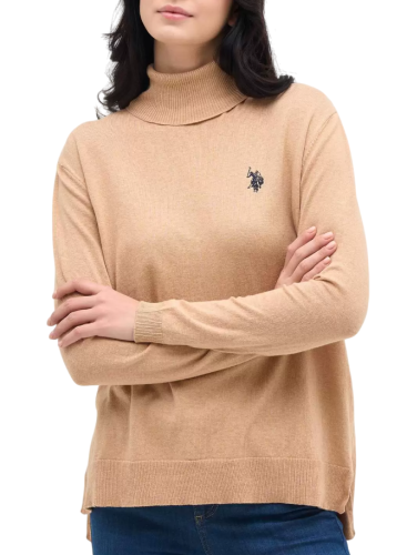 Фото Водолазка однотонная женская