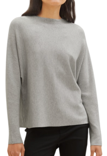 Джемпер свободного кроя женский / Серый / 52