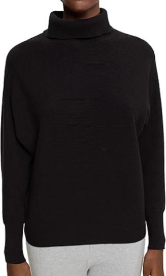 Свитер прямого кроя женский / Черный / 40