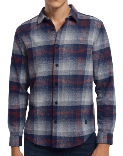 Фото Рубашка в клетку мужская