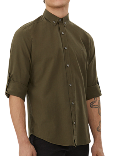 Фото Рубашка прямого кроя мужская