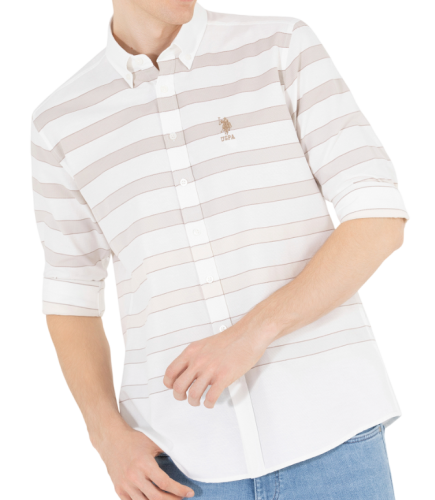 Фото Рубашка в полоску мужская