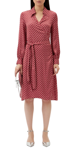 Фото Платье из вискозы с принтом женское