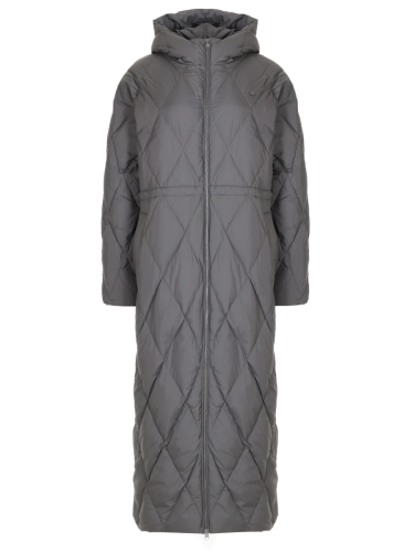 Фото Длинное пуховое пальто