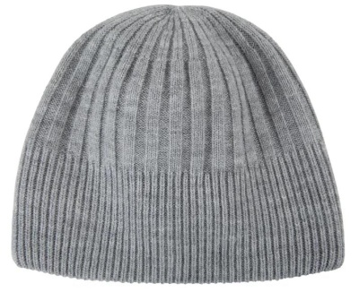 Шапка с шерстью мужская / Светло-серый / 58