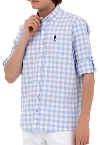 Фото Рубашка с логотипом мужская