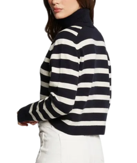 Свитер в полоску женский / Синий / 48