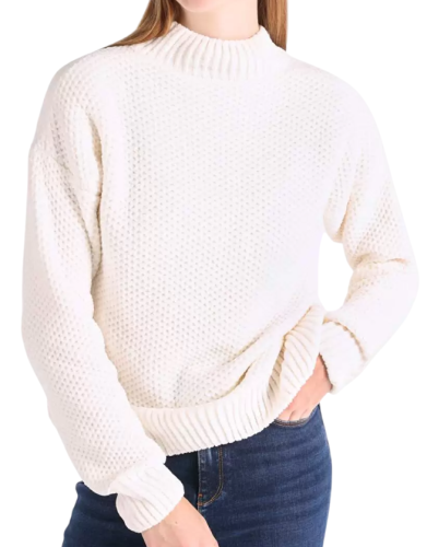 Фото Свитер фактурной вязки женский