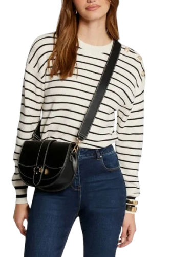 Фото Джемпер в полоску женский