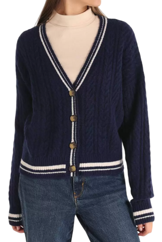 Фото Кардиган с принтом женский