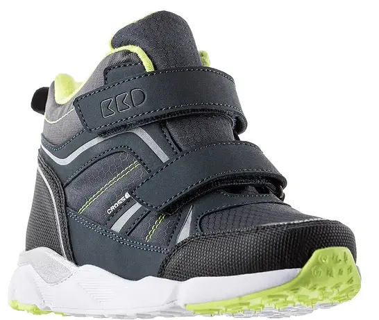 Ботинки из экокожи для мальчика / Тёмно-синий / 32