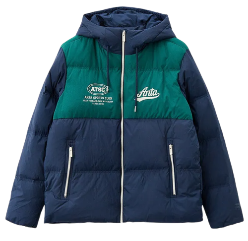 Фото Пуховик с капюшоном мужской