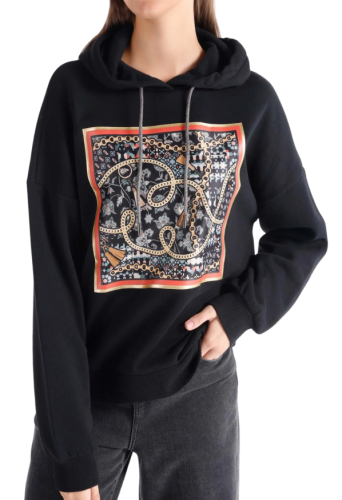 Фото Худи с принтом женское