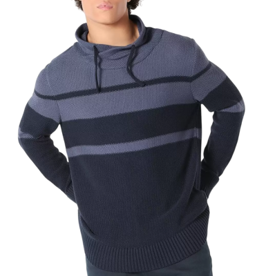 Свитер с принтом мужской / Фиолетовый / 46