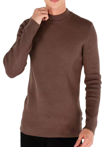 Фото Свитер однотонный мужской