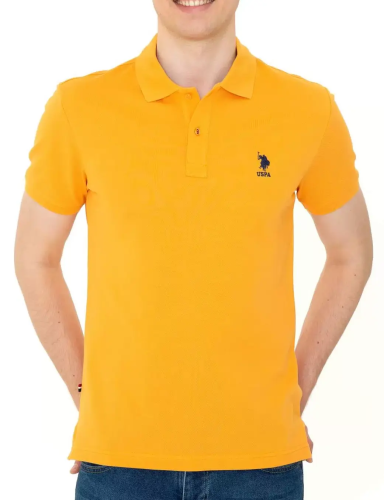 Фото Поло с логотипом мужское
