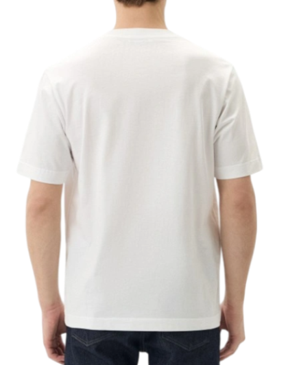 Футболка с принтом мужская / Белый / 46