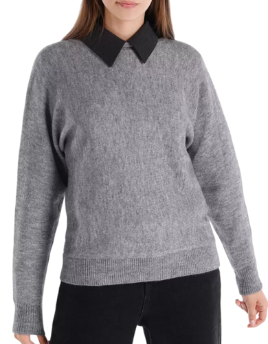 Фото Свитер однотонный женский