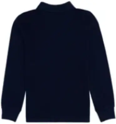 Поло с логотипом для мальчика / Тёмно-синий / 116