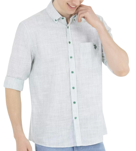 Фото Рубашка с карманом мужская