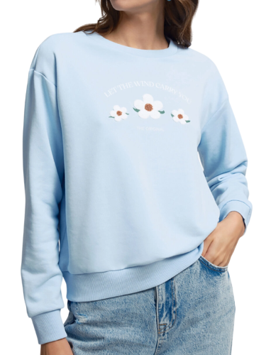 Фото Свитшот с принтом женский