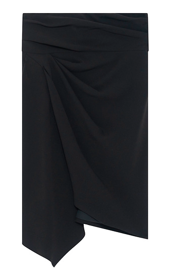 Юбка асимметричная женская / Черный / 42