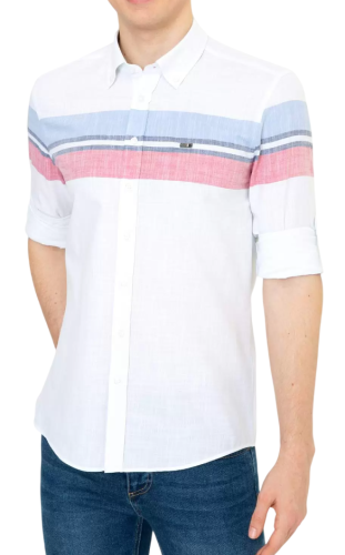 Фото Рубашка с принтом мужская