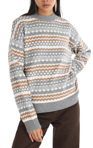 Фото Свитер с принтом женский