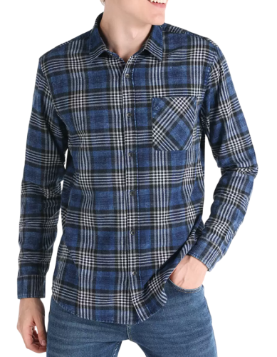 Фото Рубашка с длинным рукавом мужская