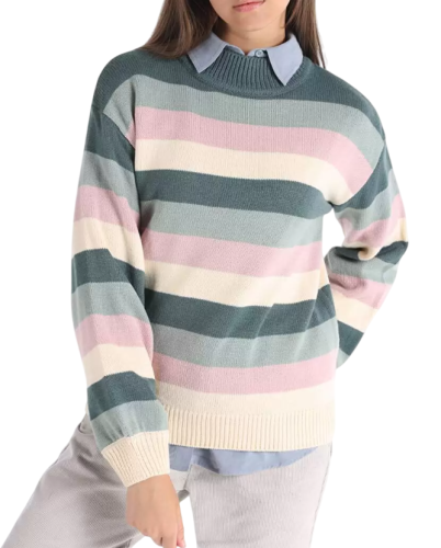 Фото Джемпер в полоску женский