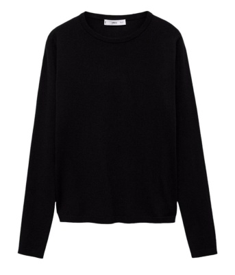 Джемпер базовый женский / Черный / 44