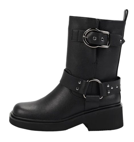 Фото Полусапоги кожаные женские