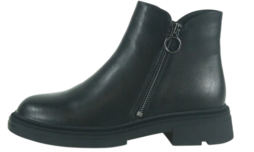 Фото Ботинки кожаные женские