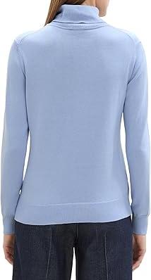 Пуловер однотонный женский / Синий / 42