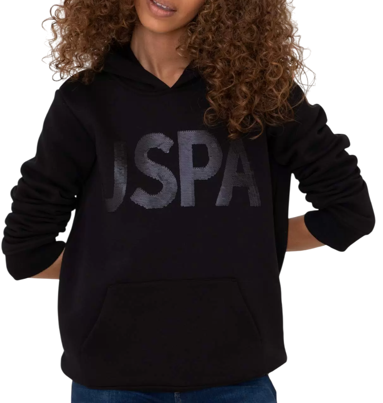 Худи с пайетками женское