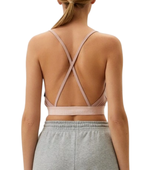 Топ спортивный с принтом женский / Розовый / 46