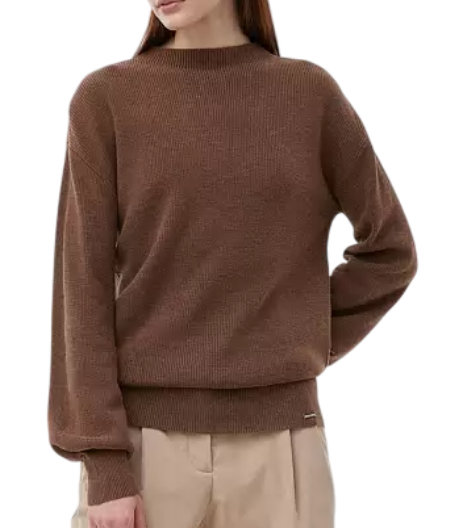 Джемпер свободного кроя женский / Бежевый / 50