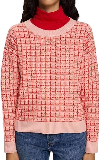 Джемпер с принтом женский / Коралловый / 42