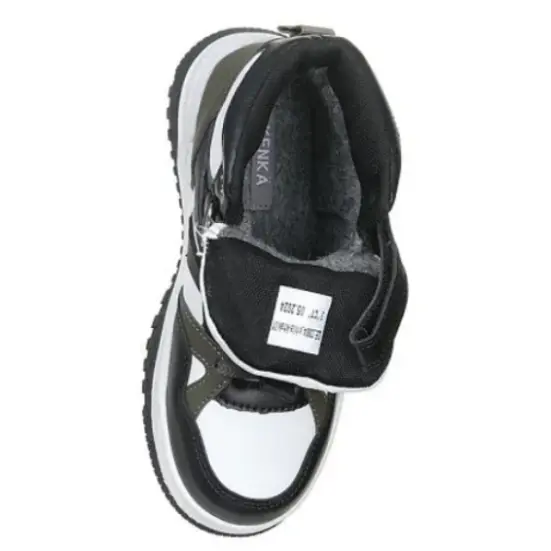 Кроссовки утепленные для мальчика / Белый / 32